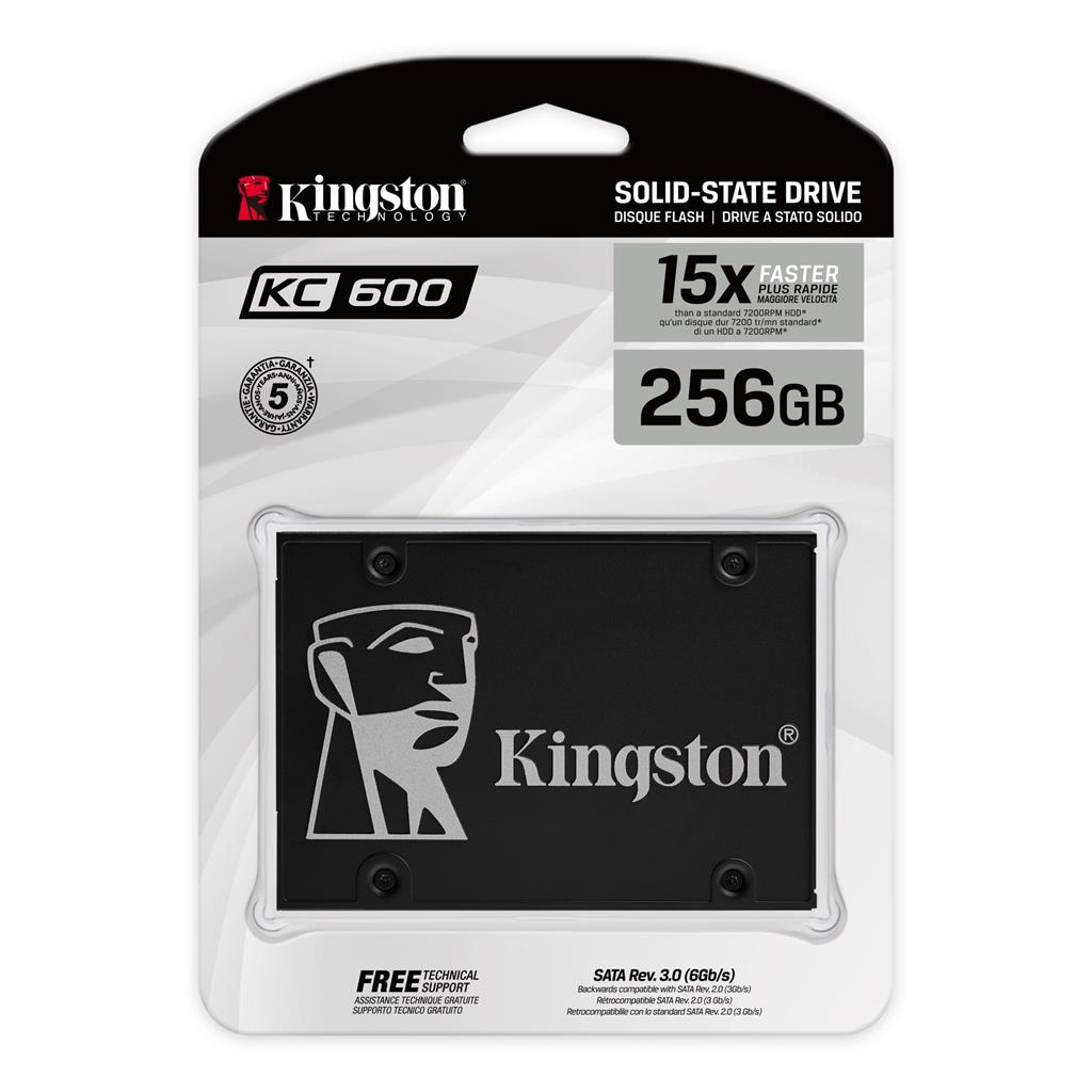 Kingston SKC600/256G (256 GB ; 2.5 Inch; SATA III) SSD disks