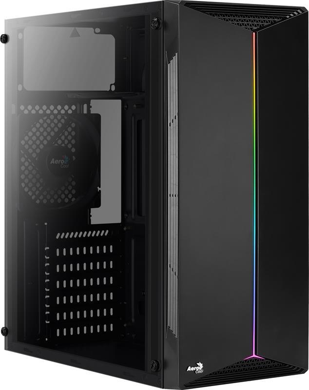 Aerocool PC case ATX  SPLIT RGB USB 3.0 - RGB STRIP 1x120mm FAN Datora korpuss