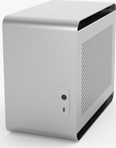 Streacom DA2 Mini-ITX Gehause - silber Datora korpuss