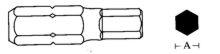 Jonnesway Koncowka ampulowa imbus 6x30mm 6-kat 10mm D130H60 D130H60 (4719152113006)