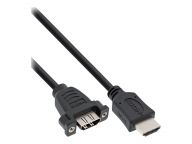 17500B HDMI-Kabel 0,6 m HDMI Type A (Standard) Schwarz (17500B) kabelis, vads