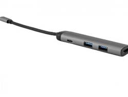 Verbatim USB-C Adapter USB 3.1 GEN 1 USB 3.0 + 2 HDMI USB centrmezgli