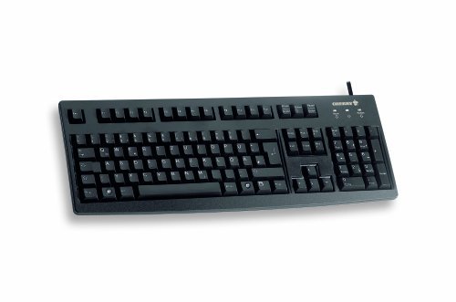 Tas CHERRY  G83-6104LUNEU-2 black US Layout qwerty bulk klaviatūra