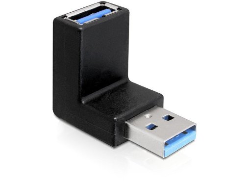 DELOCK 65339 USB 3.0 plug-socket, 90° angle, vertical