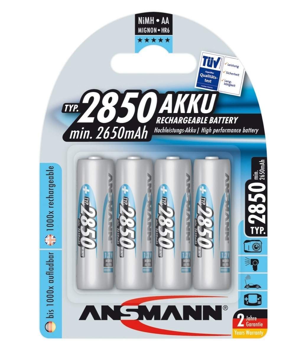 Ansmann Digital HR6 AA NiMH Akku 4 pc, 2850 mAh Baterija