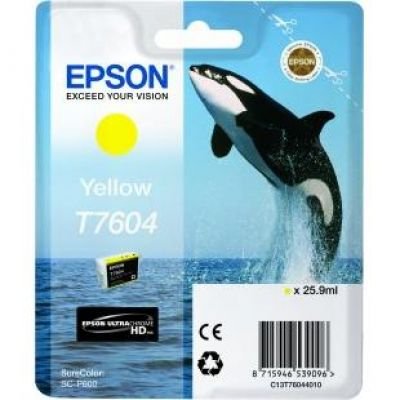 Ink Epson Singlepack Yellow | SureColor SC-P600 kārtridžs