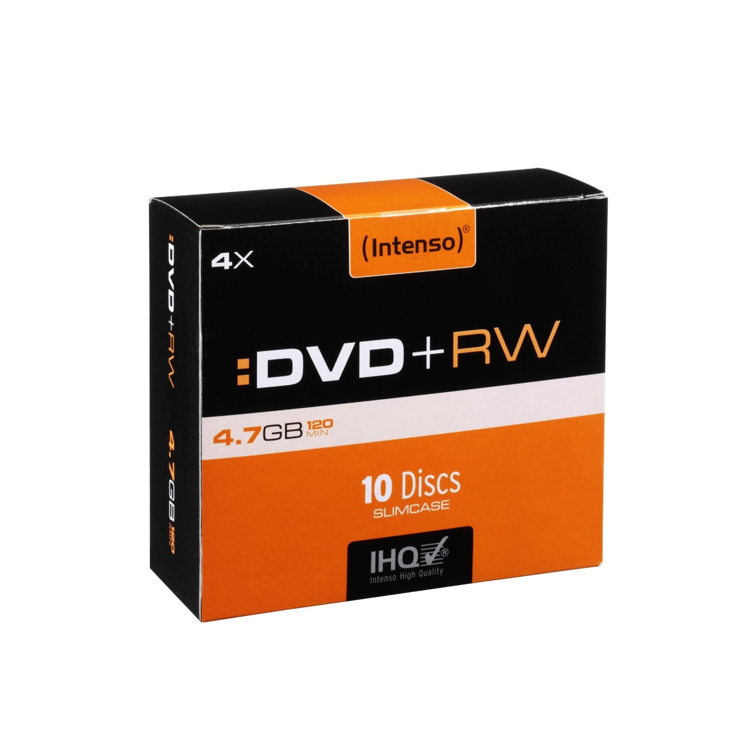 DVD+RW Intenso 4,7GB  10pcs Slimcase     4 matricas