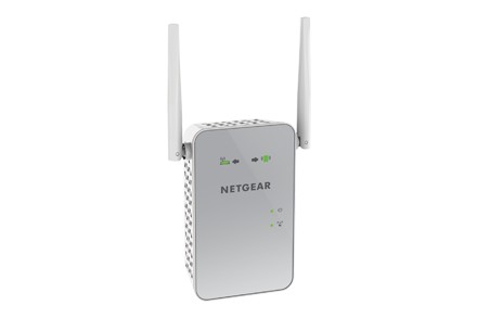 Netgear AC1200 WiFi Range Extender - 802.11ac, 1PT, Wall-plug Ext. Ant (EX6120)