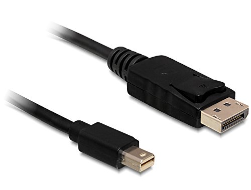 Delock Cable mini Displayport male > Displayport male 5 m kabelis video, audio