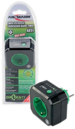 Ansmann AES 1 Zero Watt time controlled countdown mains