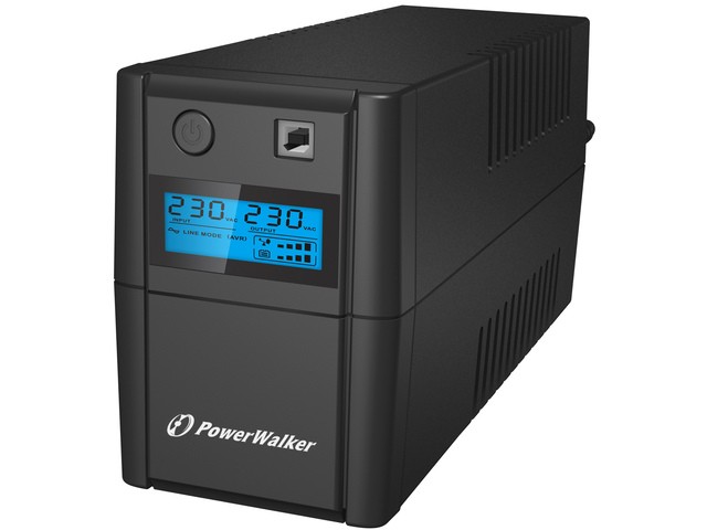 UPS POWER WALKER LINE-IN 850VA 2x230V PL USB LCD nepārtrauktas barošanas avots UPS