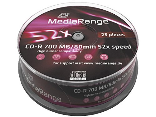 MediaRange  CD-R 700MB 52x SP(25) matricas