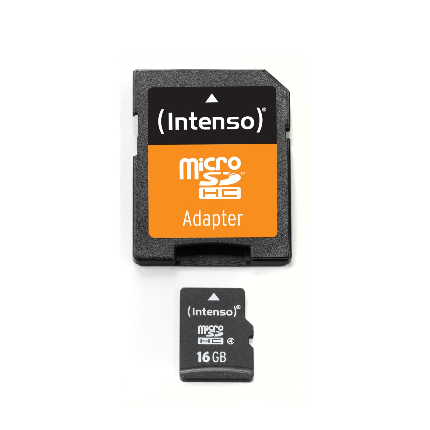 SD MicroSD Card 16GB Intenso inkl. SD Adapter atmiņas karte