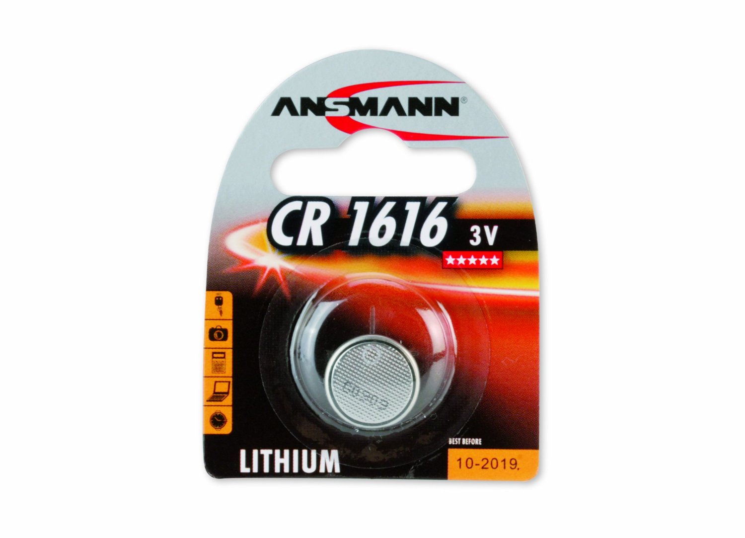 ANSMANN  Lithium CR 1616, 3 V Battery Baterija