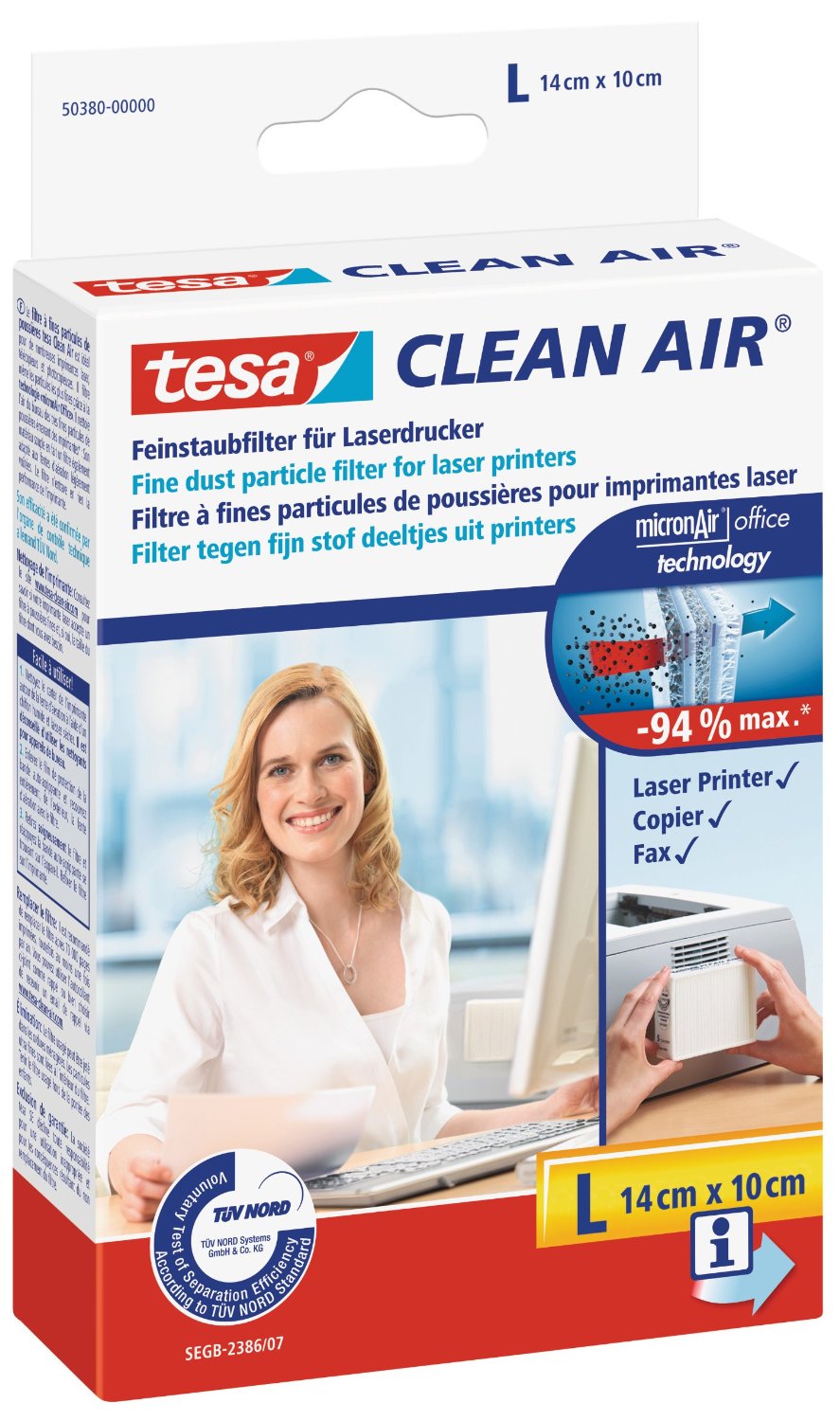 tesa Clean Air Feinstaubfilter L  rezerves daļas un aksesuāri printeriem