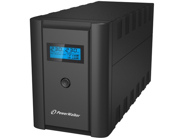 UPS POWER WALKER LINE-IN 1200VA 2X PL 2X IEC LCD nepārtrauktas barošanas avots UPS