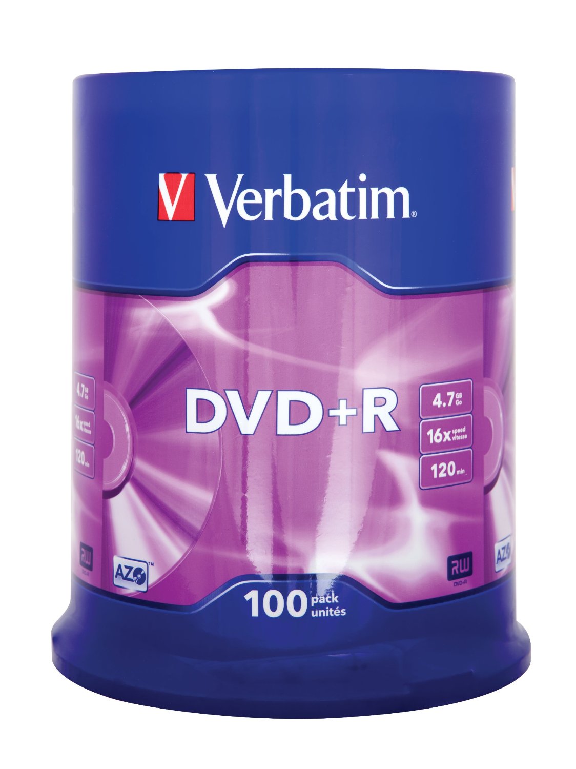 Verbatim DVD+R Matt Silver 4.7 GB 100 pc(s) matricas