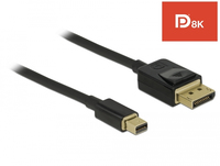 84927 DisplayPort-Kabel 1 m Mini DisplayPort Schwarz (84927) kabelis, vads