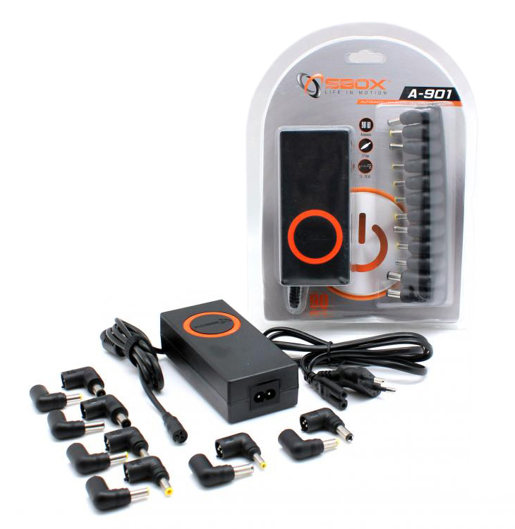 Sbox Adapter for Notebook A-901 0616320532987 portatīvo datoru lādētājs