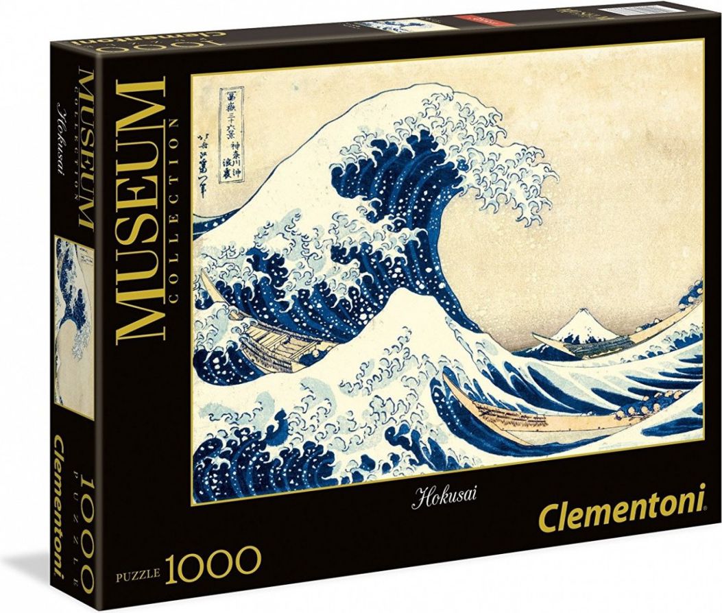 Clementoni 1000 Elements, Hokusai, Great Wave at Kanagawa puzle, puzzle