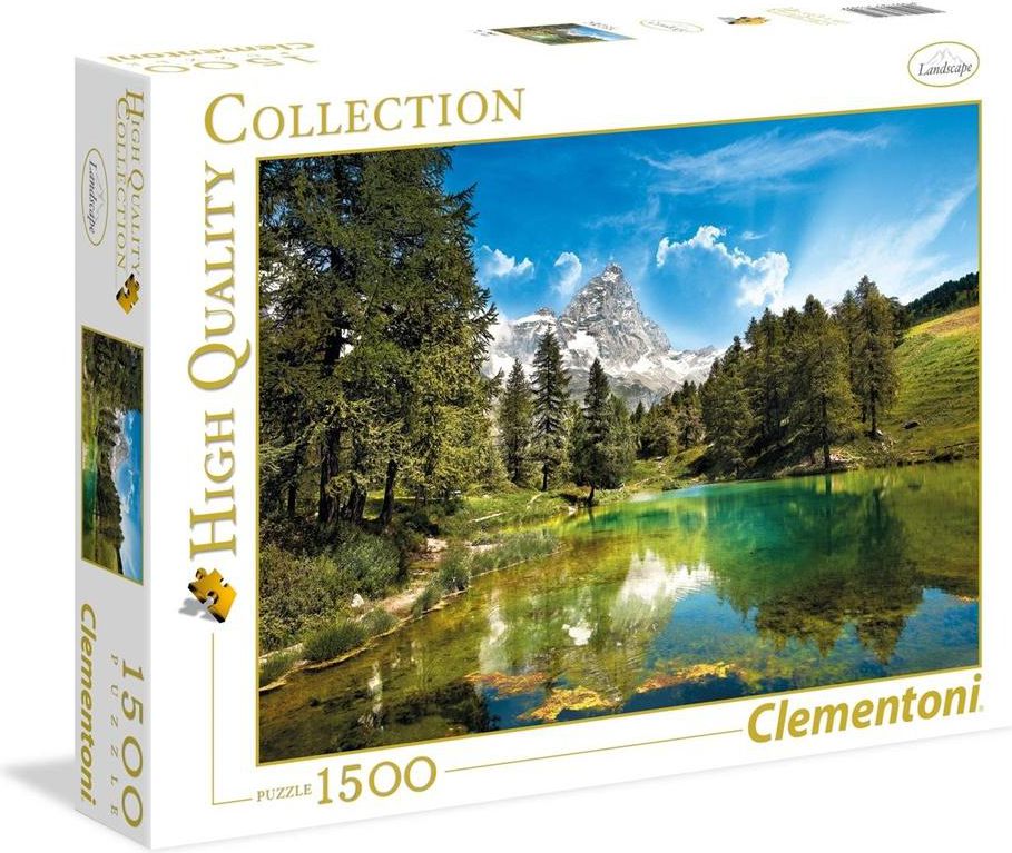 Clementoni Puzzle 1500 pieces Blue Lake puzle, puzzle