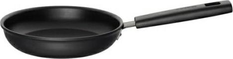 Fiskars Frying Pan 1052222 Hard Face Frying, Diameter 24 cm, Suitable for induction hob, Fixed handle, Black Pannas un katli