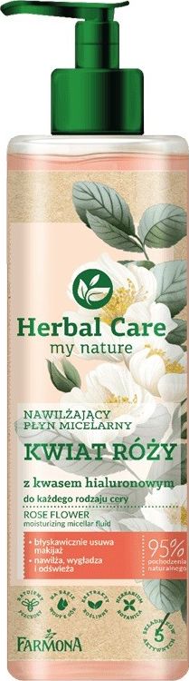 Farmona Herbal Care Nawilzajacy Plyn Micelarny Kwiat Rozy 400 ml 212878 (5900117972878) kosmētikas noņēmējs