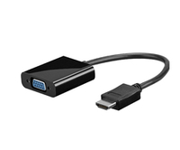 MicroConnect H4F02AA Adapter HDMI - VGA M/F, Black Support Audio, 19201200 (max)