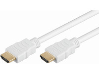 MicroConnect  HDMI v1.4 19 -19 10m M-M White Gold Plugs 1920x1080p, kabelis video, audio