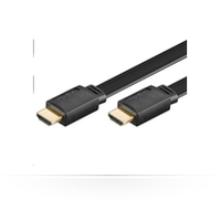 MicroConnect HDMI 19 - 19 5m M-M GOLD Flat cable  HDM19195V1.4FLAT kabelis video, audio