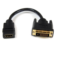 StarTech.com 8in HDMI to DVI-D Video Cable Adapter adapteris