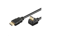 MicroConnect  HDMI 19 - 19 2m M-M, Gold A-plug, 270  rotated kabelis video, audio