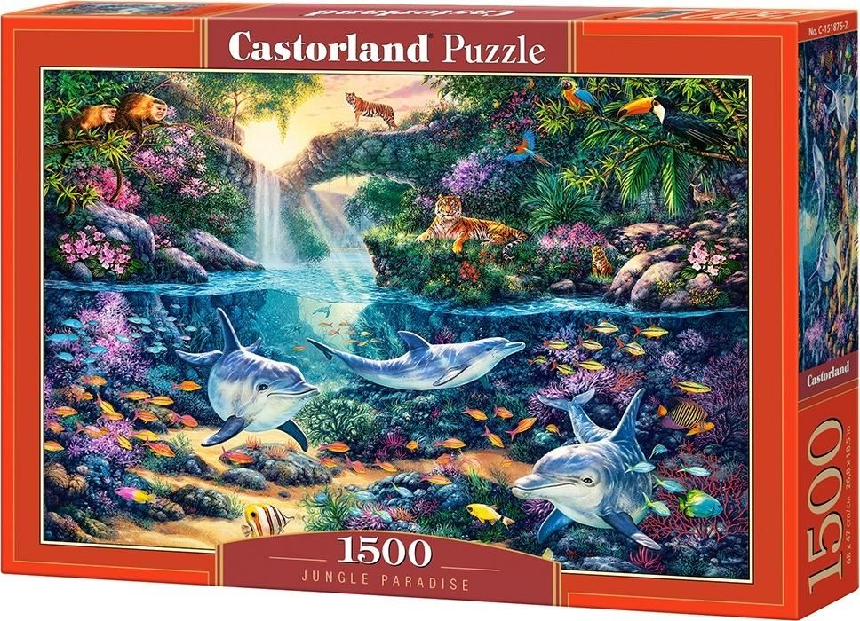 Castorland Puzzle 1500 Rajska Dzungla 352435 (5904438151875) puzle, puzzle