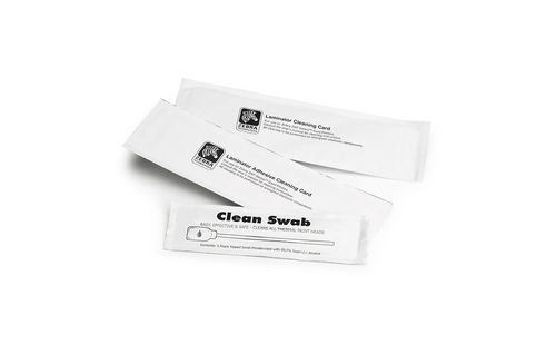 Zebra Cleaning Card Kit ZC100/300,5000 Printed Cards Cleaning Kits uzlīmju printeris