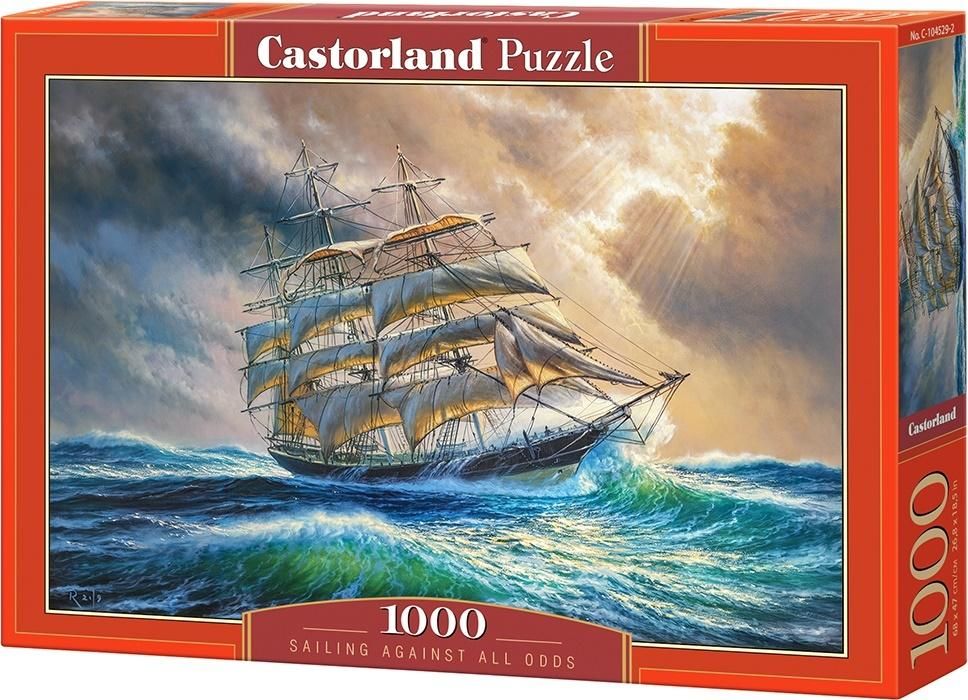 Castorland Puzzle 1000 Sailing against all odds puzle, puzzle