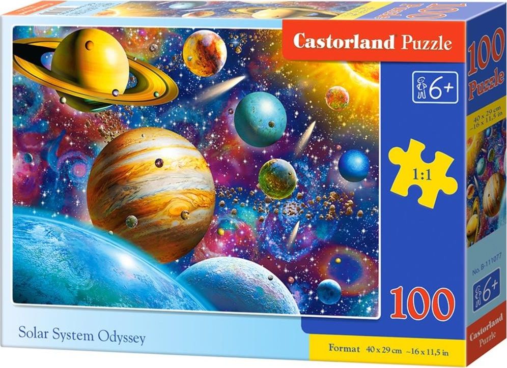 Castorland Puzzle 100 Solar System Odyssey CASTOR 342914 (5904438111077) puzle, puzzle