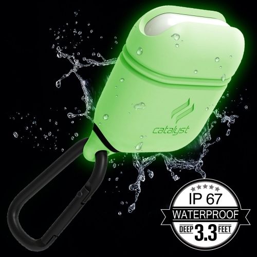 Catalyst Etui ochronne Waterproof Fluorescent do AirPods 1/2 zielone CATAPDGITD (4897041791259)