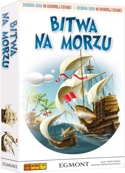 Egmont Gra planszowa Bitwa na morzu 07447 (5908215007447) galda spēle