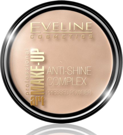 Eveline Art Professional Make-up matujacy puder mineralny prasowany 37 Warm Beige 14g 086063 (5901761936063)