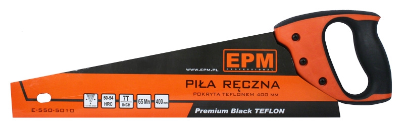 EPM Pila reczna teflonowa 450mm PREMIUM BLACK - E-550-5012 E5505012 (5908235745077)