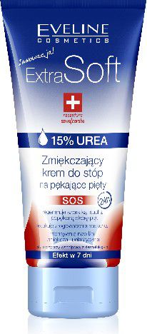 Eveline Extra Soft SOS Krem na pekajace piety 15% Urea 100ml 083022 (5907609363022) Roku, pēdu kopšana