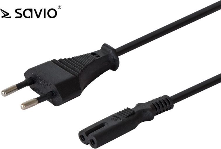 Savio CL-97 power cable Black 1.2 m 2-pin terminal block kabelis datoram