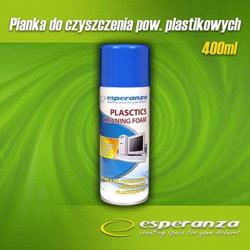 Esperanza Pianka do czyszczenia plastikow 400 ml (ES104) E5905784766744 (5905784766744) tīrīšanas līdzeklis