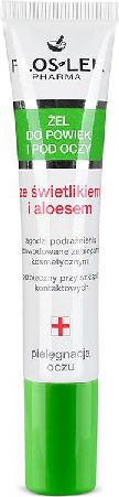 Floslek Pielegnacja oczu Zel ze swietlikiem i aloesem do powiek w tubce 15 ml 141739 (5905043001739) ēnas