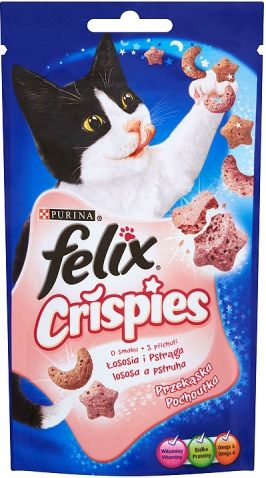 Felix Felix Crispies Losos Pstrag 45g - 7613034749345 7613034749345 (7613034749345) kaķu barība