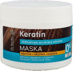 Dr. Sante Keratin Hair Maska odbudowujaca do wlosow lamliwych i matowych 300 ml 815391 (8588006035391)