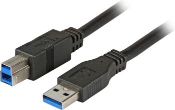 EFB Elektronik 3.0m USB 3.0 A/B USB cable USB 3.2 Gen 1 (3.1 Gen 1) 3 m USB A USB B Black 4049759082253 USB kabelis