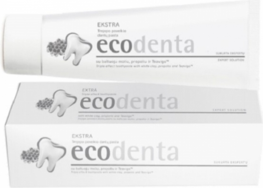 Ecodenta Pasta do zebow EXTRA POTROJNY EFEKT 100 ml 3031903 (4770001331903) mutes higiēnai