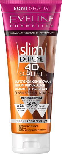 Eveline Serum redukujace tkanke tluszczowa Sim Extreme 4D Scalpel 087708 (5901761967708) kosmētika ķermenim