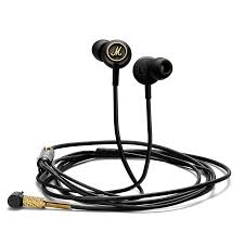 MARSHALL Mode EQ Headphones w/Mic Remote, Black, Brass austiņas